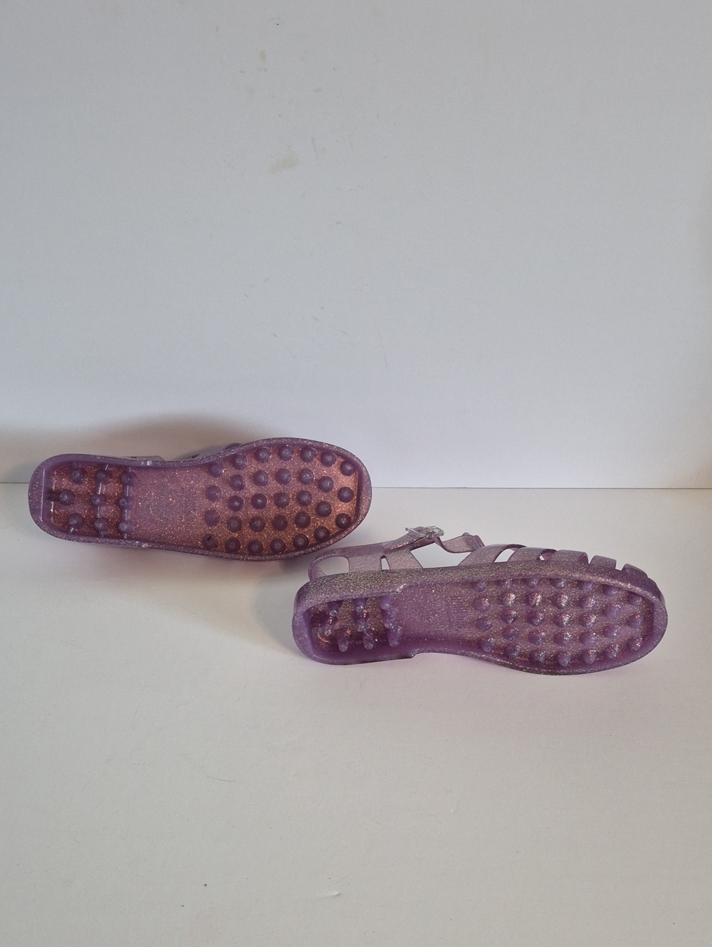 Melissa Possession Jelly Sandals Glitter Lilac Size 7 - Picture 8 of 8